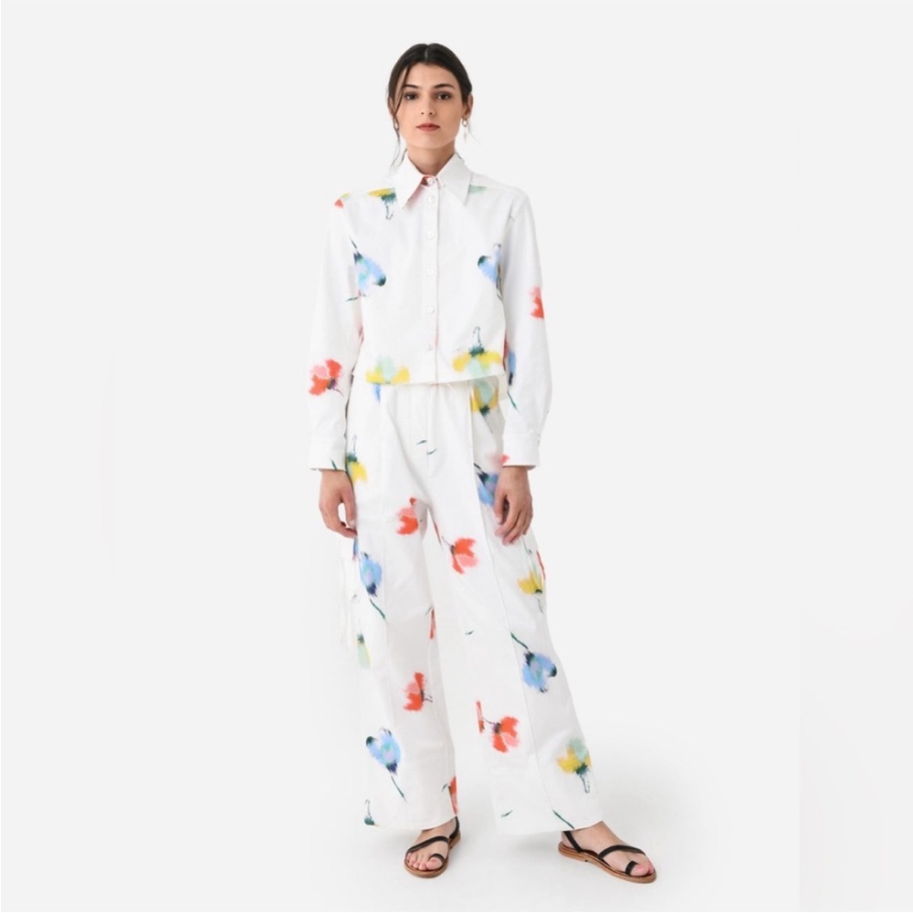 NWT Sleeper Floral Garden Safari Cargo Pants Size S/M